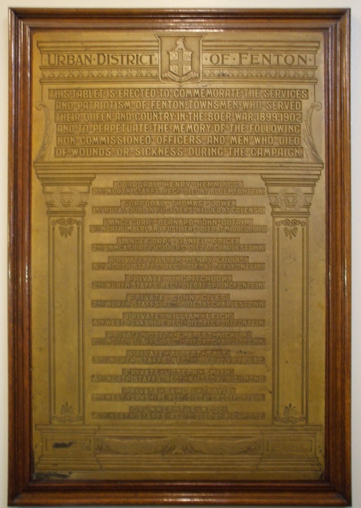 Boer War Memorial Fenton