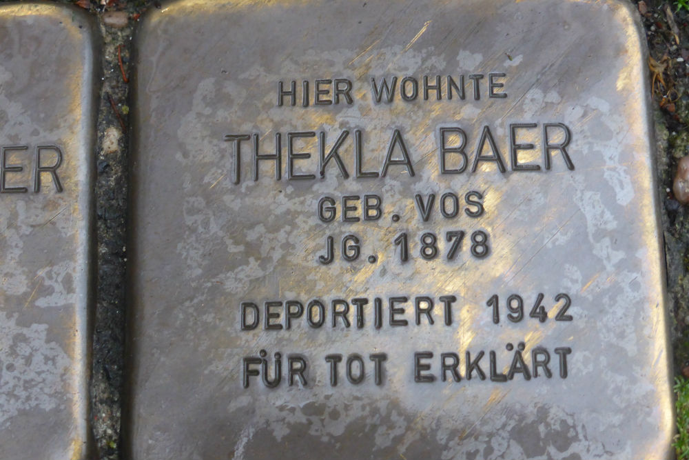 Stolpersteine Poststraße 10 #4