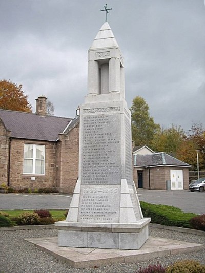 Oorlogsmonument Banchory #1