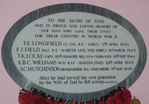 War Memorial St James Church #2