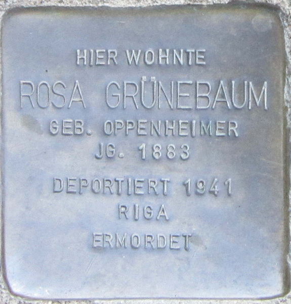 Stolpersteine Kartause 9 1/4 #2