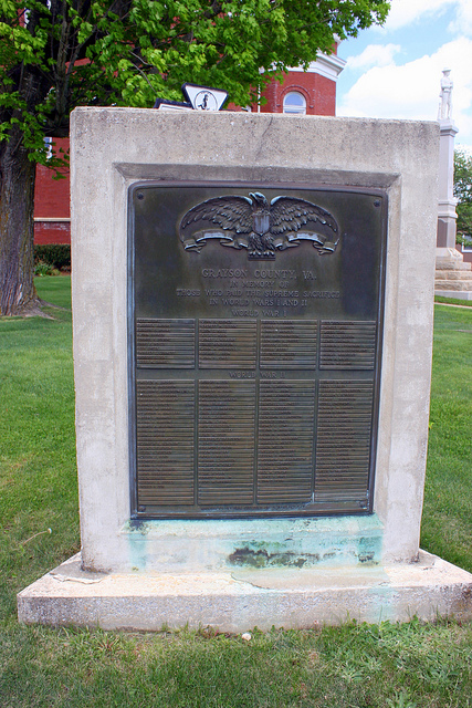 World War Memorial Grayson County #1