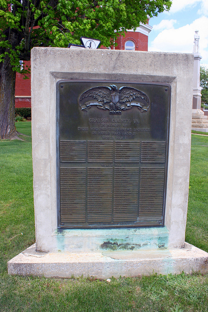 Oorlogsmonument Grayson County