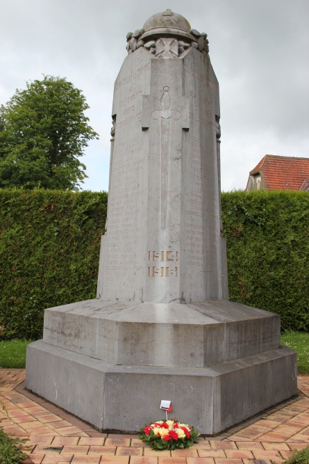 Oorlogsmonument Courcelles-le-Comte #2