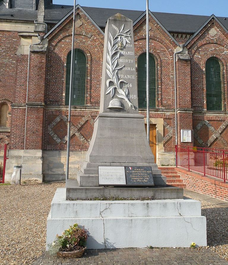 Oorlogsmonument Lachapelle-aux-Pots