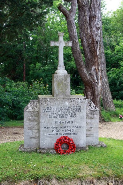 Oorlogsmonument Kirstead Hall