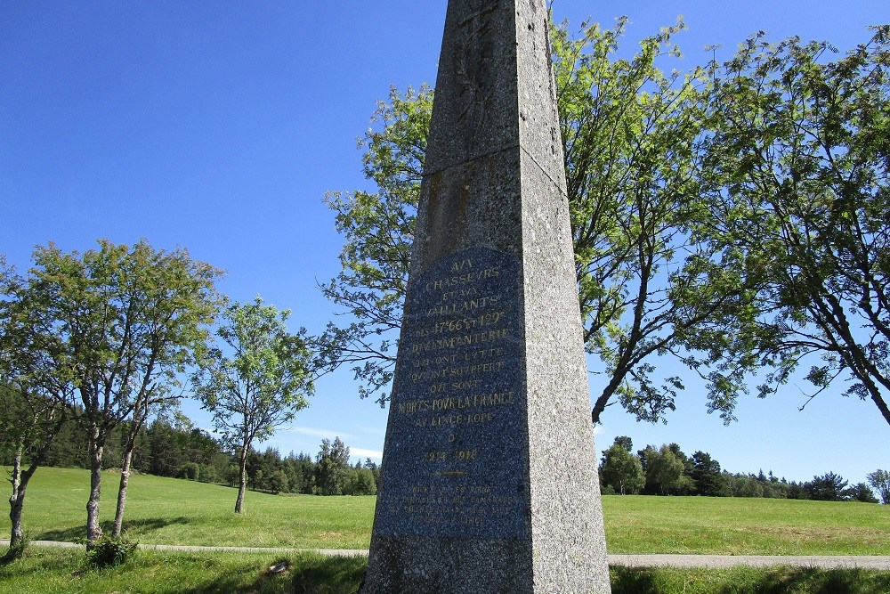 Oorlogsmonument nabij de Col du Linge #3