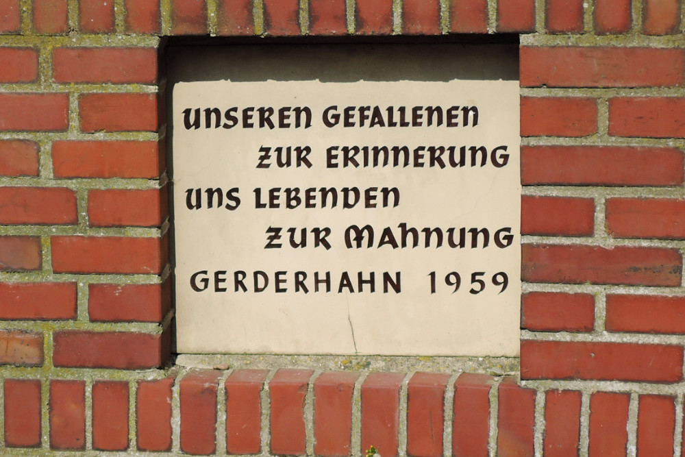 Oorlogsmonument Gerderhahn #3