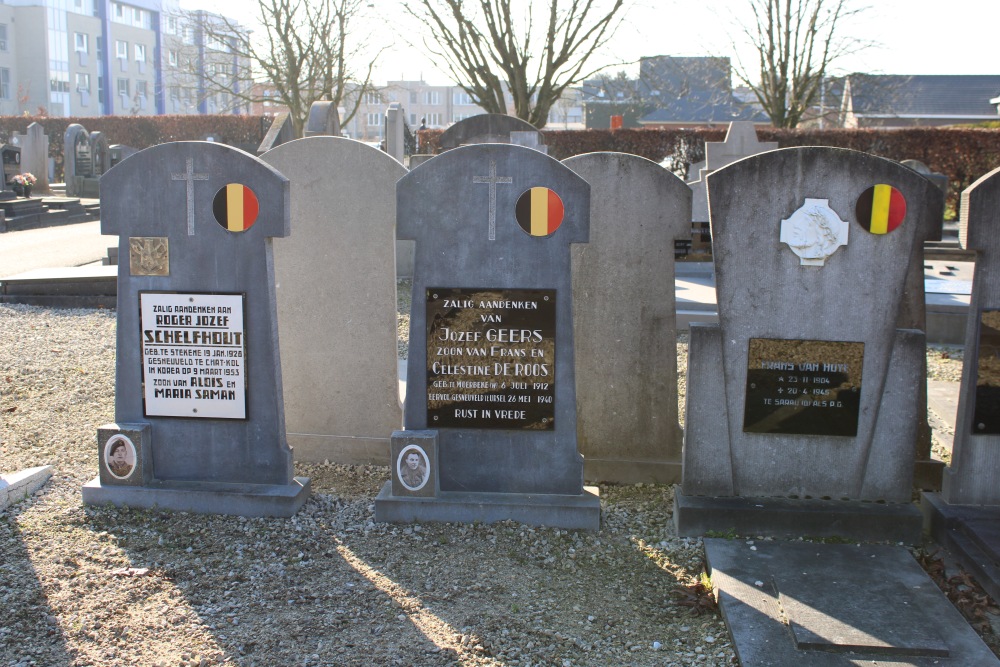 Belgische Oorlogsgraven Stekene	 #1