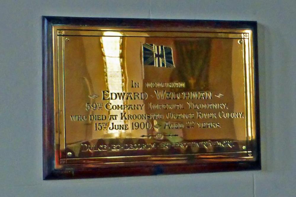 Memorial Edward Welchman #1