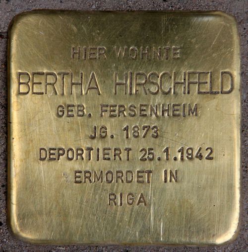 Stolpersteine Regensburger Strae 16 #3