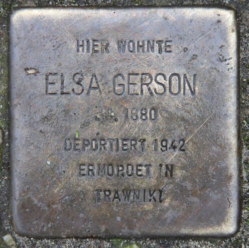 Stolpersteine Schtzallee 45 #1