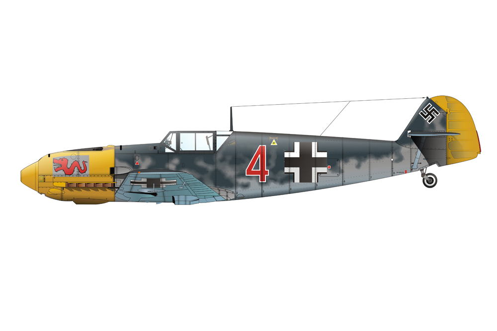 Crashlocatie Messerschmitt Bf 109