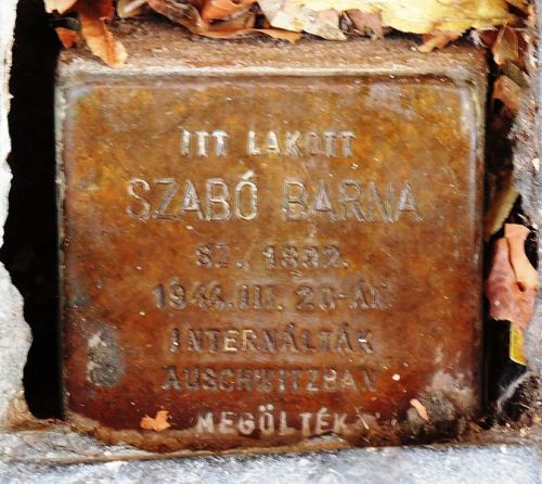 Stolperstein Szapry utca 9 #1