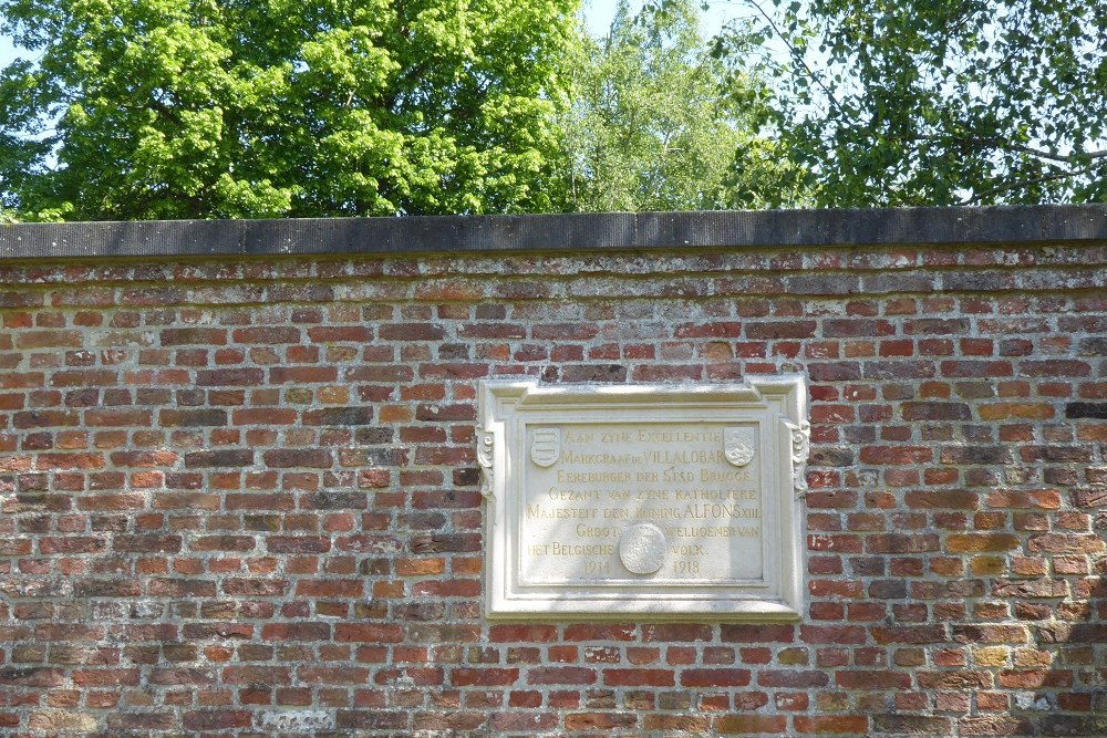 Memorial Plaque Margrave de Villalobar #2