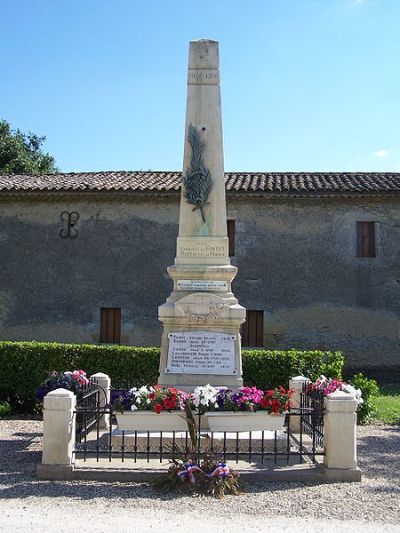 Oorlogsmonument Fontet