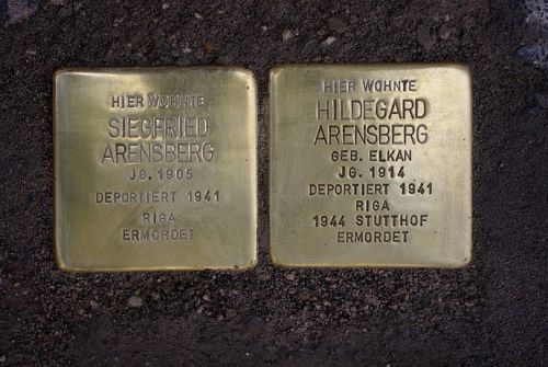Stumbling Stones Gerhart-Hauptmann-Straße 10
