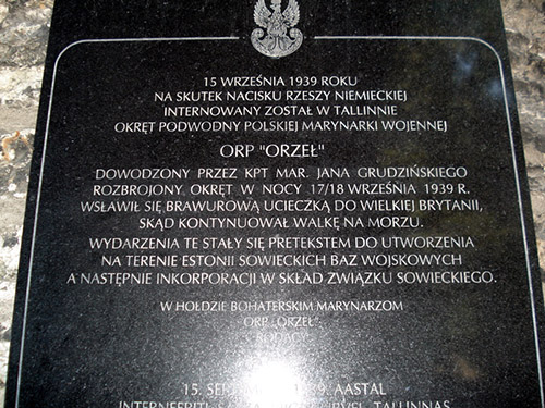 Memorial ORP Orzel #1