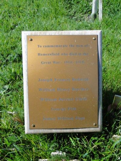 War Memorial Homersfield #2