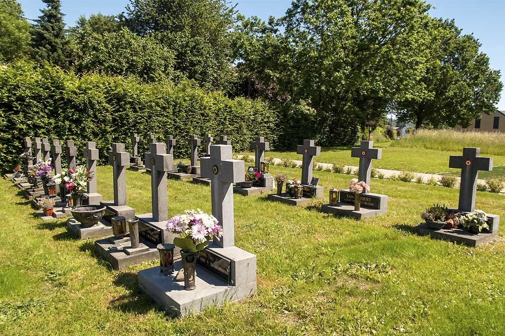 Belgische Graven Oudstrijders Gemmenich Begraafplaats #3