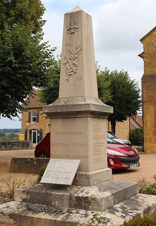 Oorlogsmonument Montceaux-l'toile #1