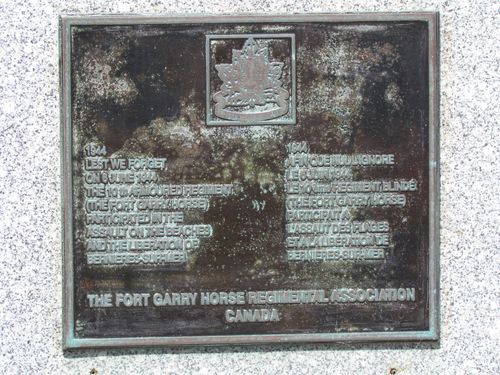 Memorial Fort Garry Horse Regiment Bernières-sur-Mer #2