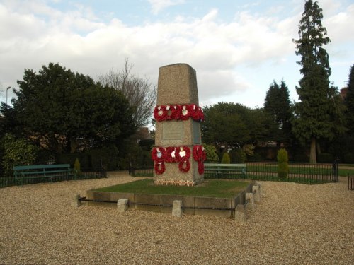 War Memorial Desborough #1