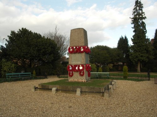 Oorlogsmonument Desborough #1