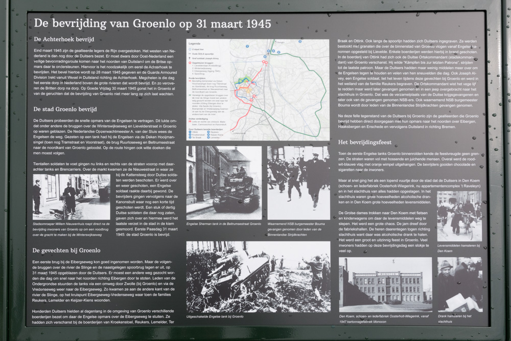 Informatiebord Bevrijding van Groenlo #1