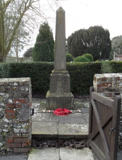 Oorlogsmonument Slindon