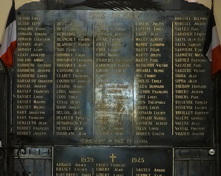 Oorlogsmonument Espéraza