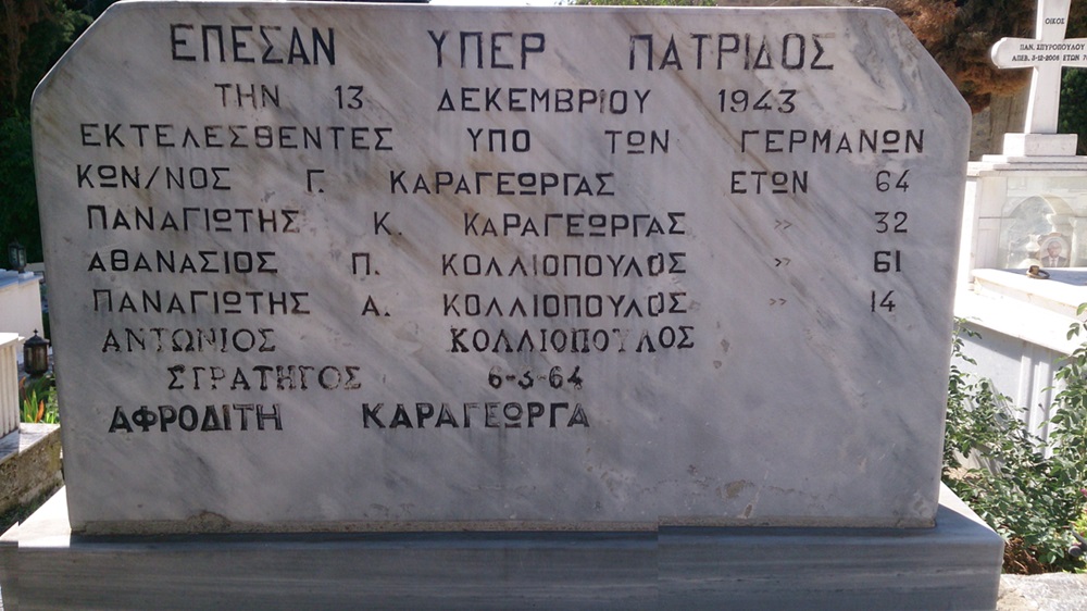 Greek Graves Civilians Massacre Kalavryta #2