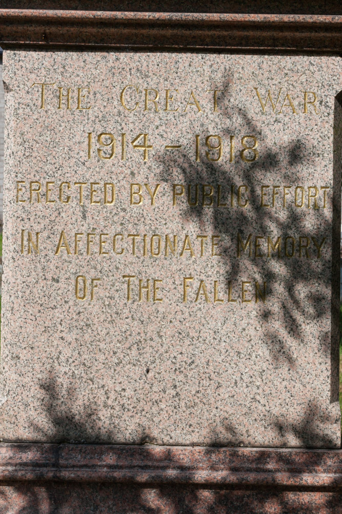 War Memorial Earl Sterndale #3