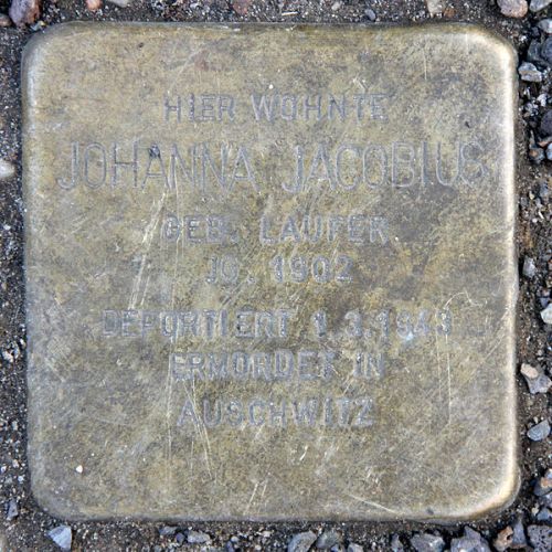 Stolpersteine Schwedter Strae 224 #3