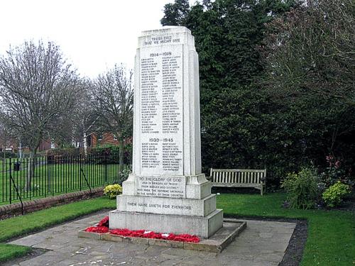 Oorlogsmonument Hadley