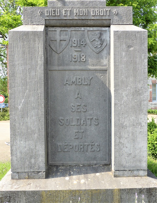 Oorlogsmonument  Ambly #3