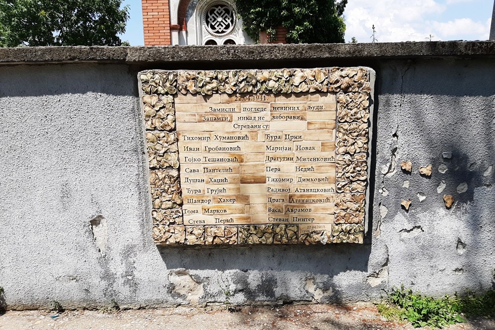 Memorials Executed Pancevo Massacre #1