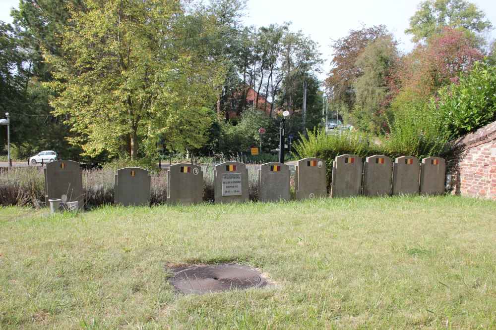 Belgian Graves Veterans Rosires Churchyard #2