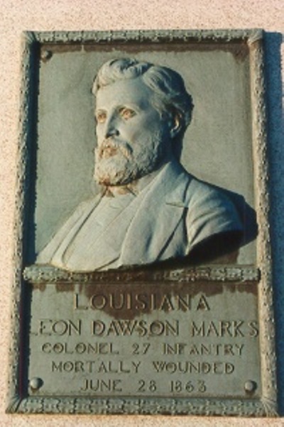 Gedenkteken Colonel Leon D. Marks (Confederates) #1