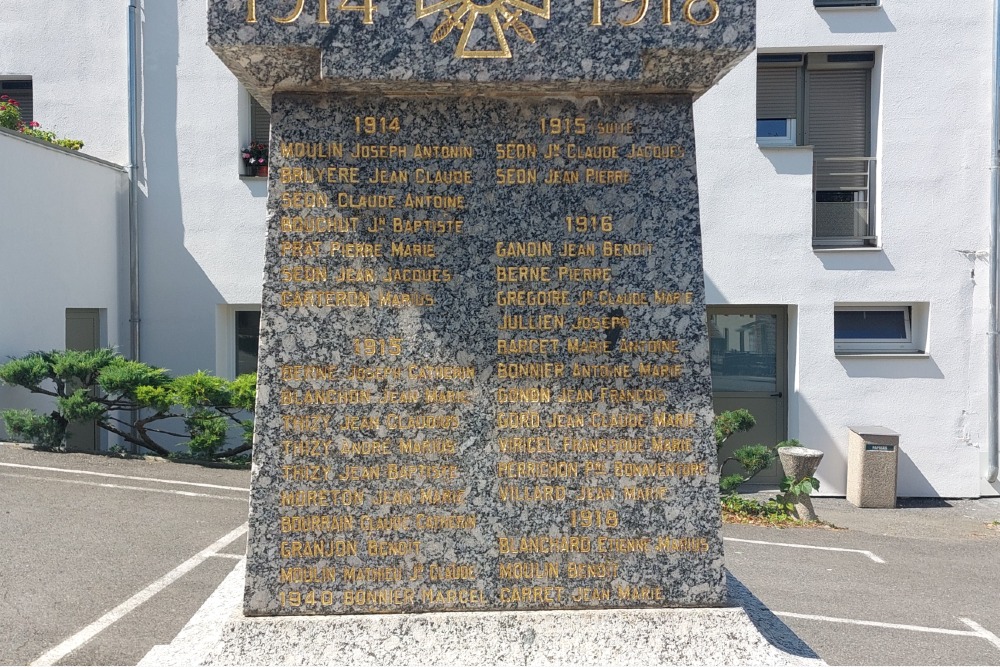 Oorlogsmonument Saint-Denis-sur-Coise #3