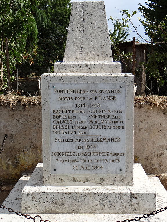 Oorlogsmonument Fontenilles-d'Aigueparse