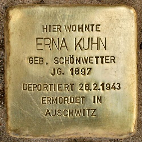 Stolpersteine Hufelandstraße 35 #2