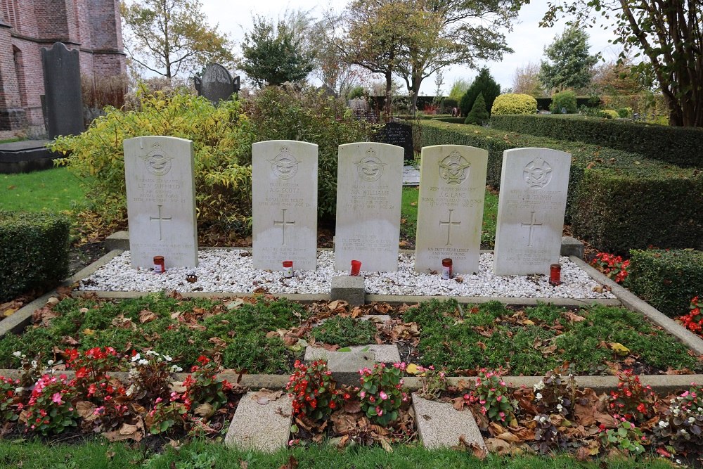 Oorlogsgraven van het Gemenebest Gemeentelijke Begraafplaats Spanbroek