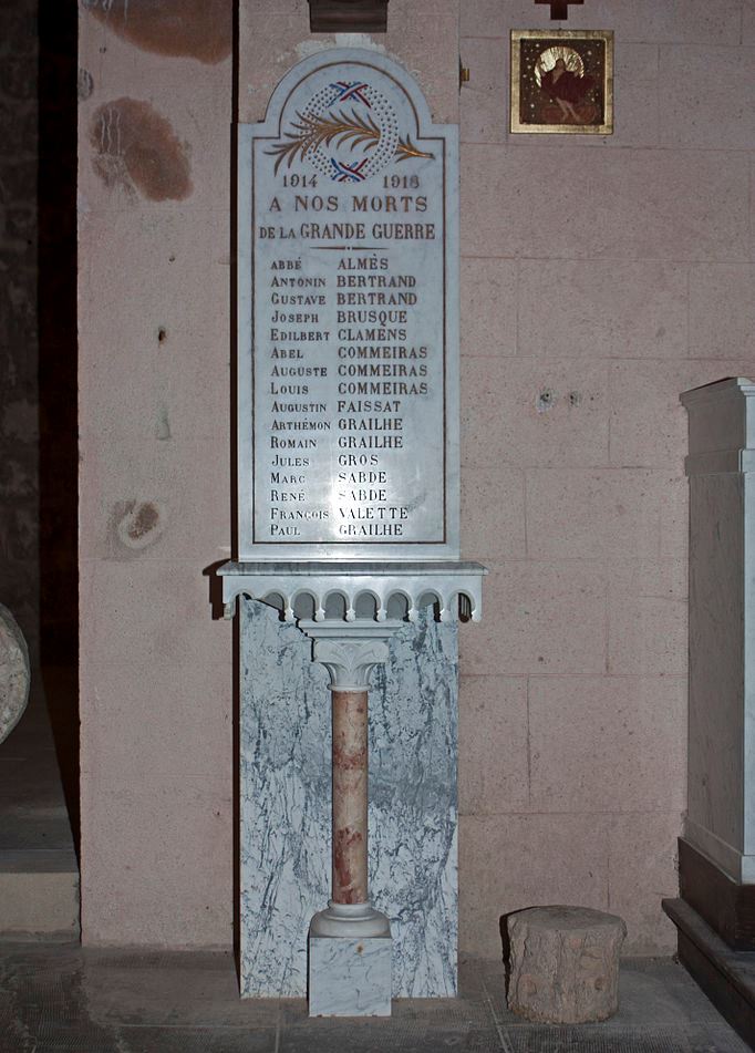 World War I Memorial La Couvertoirade