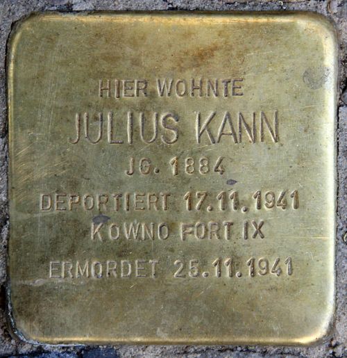 Stolperstein Markgraf-Albrecht-Straße 2
