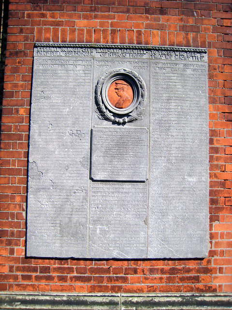 Oorlogsmonument Titanics Dock Shipyard