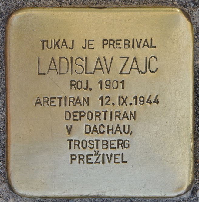 Stolpersteine Resljeva cesta 8 #1