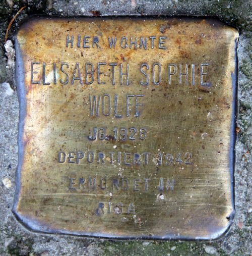 Stolpersteine Bundesratufer 1