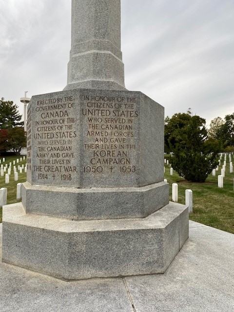 Canadees Cross of Sacrifice Arlington National Cemetery #4