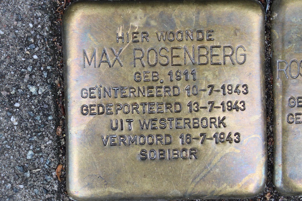 Stolpersteine Valeriusstraat 68 #2